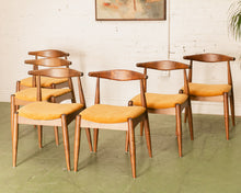 Load image into Gallery viewer, Scandinavian Dining Chair in custom fabric