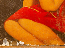 Load image into Gallery viewer, Little Girl in Red Dress Oil Painting