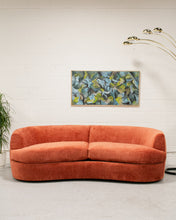 Load image into Gallery viewer, Charlotte Sofa in Rust Velvet
