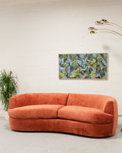 Load image into Gallery viewer, Charlotte Sofa in Rust Velvet