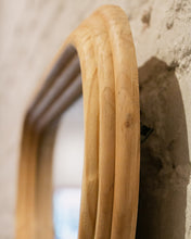 Load image into Gallery viewer, Zella Wavy Oak Wood Mirror