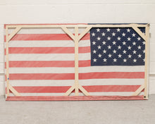 Load image into Gallery viewer, Vintage American Flag Framed
