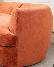 Load image into Gallery viewer, Charlotte Sofa in Rust Velvet