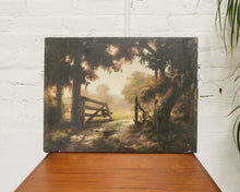 Load image into Gallery viewer, LANDSCAPE RECREATION OIL ON CANVAS painting BY MARIE MCBRIDE AFTER WINDBERG unframed