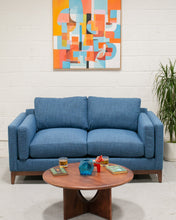 Load image into Gallery viewer, Lisette Loveseat in Solitude Blue