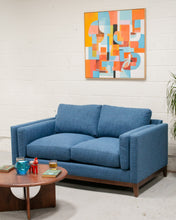 Load image into Gallery viewer, Lisette Loveseat in Solitude Blue