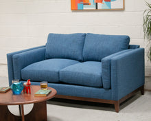 Load image into Gallery viewer, Lisette Loveseat in Solitude Blue