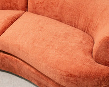 Load image into Gallery viewer, Charlotte Sofa in Rust Velvet