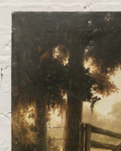 Load image into Gallery viewer, LANDSCAPE RECREATION OIL ON CANVAS painting BY MARIE MCBRIDE AFTER WINDBERG unframed