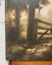 Load image into Gallery viewer, LANDSCAPE RECREATION OIL ON CANVAS painting BY MARIE MCBRIDE AFTER WINDBERG unframed