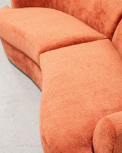 Load image into Gallery viewer, Charlotte Sofa in Rust Velvet