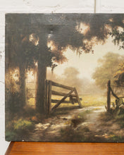 Load image into Gallery viewer, LANDSCAPE RECREATION OIL ON CANVAS painting BY MARIE MCBRIDE AFTER WINDBERG unframed