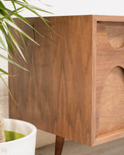 Load image into Gallery viewer, Four Panel Low Profile Scandinavian Credenza