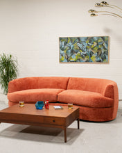 Load image into Gallery viewer, Charlotte Sofa in Rust Velvet