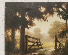 Load image into Gallery viewer, LANDSCAPE RECREATION OIL ON CANVAS painting BY MARIE MCBRIDE AFTER WINDBERG unframed