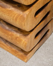 Load image into Gallery viewer, Solid Wood Snake Side Table