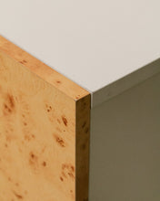 Load image into Gallery viewer, Faux Burl 2 Drawer Nightstand