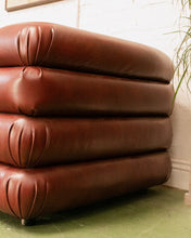 Load image into Gallery viewer, Elodie 2 Piece Modular Loveseat in Brown Leather