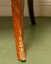 Load image into Gallery viewer, 1900s French Louis XV Boulle' Style Inlaid Wood Table With Gilt Ormolu Mount