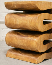 Load image into Gallery viewer, Solid Wood Snake Side Table