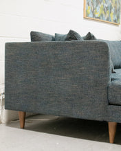 Load image into Gallery viewer, Elisa Blue Sectional Sofa with Chaise left facing