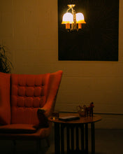 Load image into Gallery viewer, Riddle Art Deco 5 Candle Chandelier