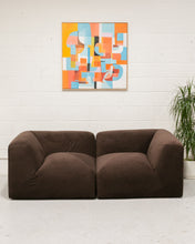 Load image into Gallery viewer, Gianna Loveseat in Chocolate Brown
