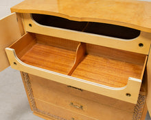 Load image into Gallery viewer, 1940s Mid Century Highboy Dresser
