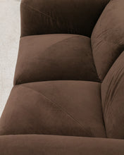 Load image into Gallery viewer, Gianna Loveseat in Chocolate Brown
