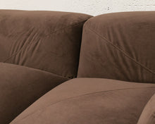 Load image into Gallery viewer, Gianna Loveseat in Chocolate Brown