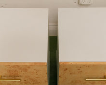 Load image into Gallery viewer, Faux Burl 2 Drawer Nightstand