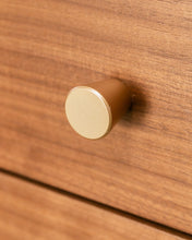 Load image into Gallery viewer, Mobi Nightstand with Brass Hardware