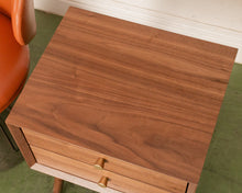 Load image into Gallery viewer, Mobi Nightstand with Brass Hardware