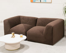 Load image into Gallery viewer, Gianna Loveseat in Chocolate Brown