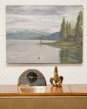 Load image into Gallery viewer, Docked Boat on Lake Painting