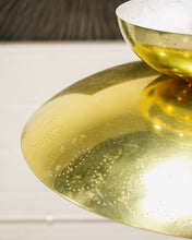 Load image into Gallery viewer, Brass Saucer Lamp