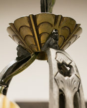 Load image into Gallery viewer, Riddle Art Deco 5 Candle Chandelier