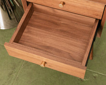 Load image into Gallery viewer, Mobi Nightstand with Brass Hardware