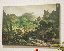 Load image into Gallery viewer, Mountain Lush Landscape Oil Painting