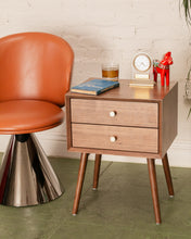 Load image into Gallery viewer, Mobi Nightstand with Brass Hardware