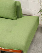 Load image into Gallery viewer, Adrian Pearsall Style Gondola Armless Sofa in Green