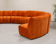 Load image into Gallery viewer, Burnt Orange Chic Circle Sofa