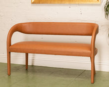Load image into Gallery viewer, Alexander Dining Bench in Faux Leather