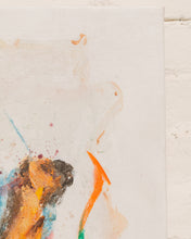 Load image into Gallery viewer, Pink Turquoise Browns Abstract Contemporary