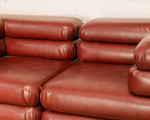 Load image into Gallery viewer, Elodie 2 Piece Modular Loveseat in Brown Leather