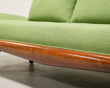 Load image into Gallery viewer, Adrian Pearsall Style Gondola Armless Sofa in Green