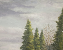 Load image into Gallery viewer, Docked Boat on Lake Painting