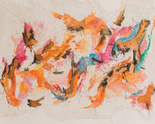 Load image into Gallery viewer, Pink Turquoise Browns Abstract Contemporary