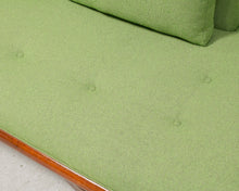 Load image into Gallery viewer, Adrian Pearsall Style Gondola Armless Sofa in Green
