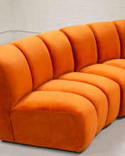 Load image into Gallery viewer, Burnt Orange Chic Circle Sofa